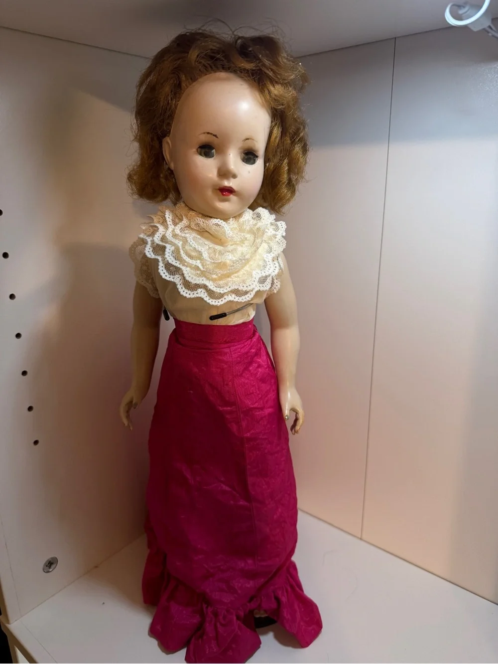 Antique 1950’s Walker Doll 17” American Char co - Picture 7 of 13